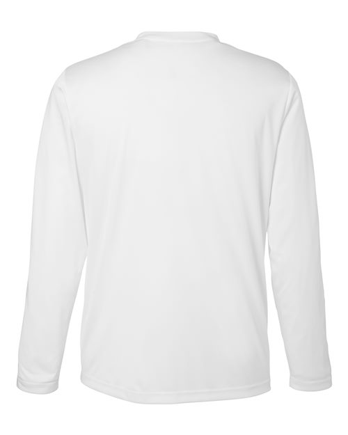 Unisex Capital Long Sleeve Performance T-Shirt — White