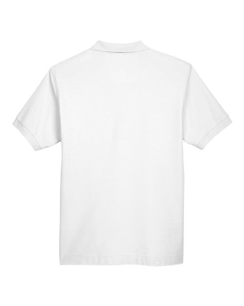 Men's Pima Piqué Polo — White