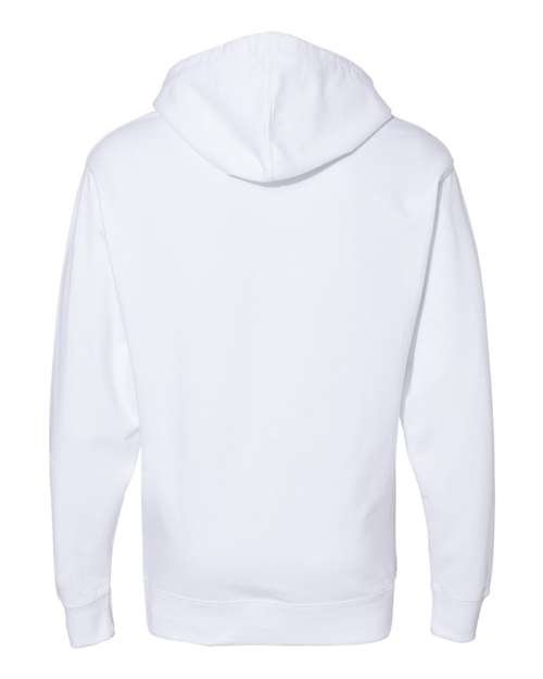 Unisex Midweight Hooded Sweatshirt — White