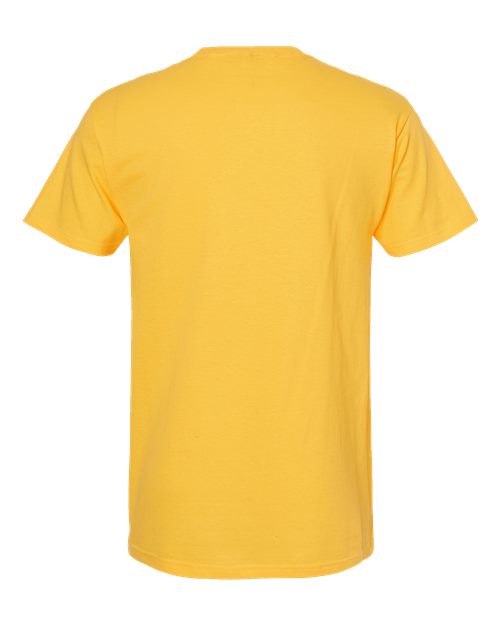 Men's Gold Soft Touch T-Shirt — Yellow