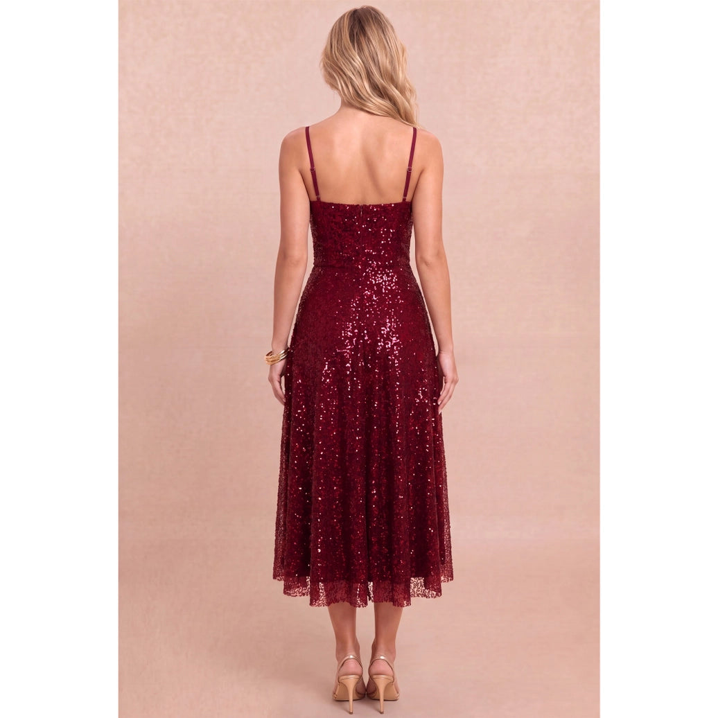 Beadede Embellished Midi Dress