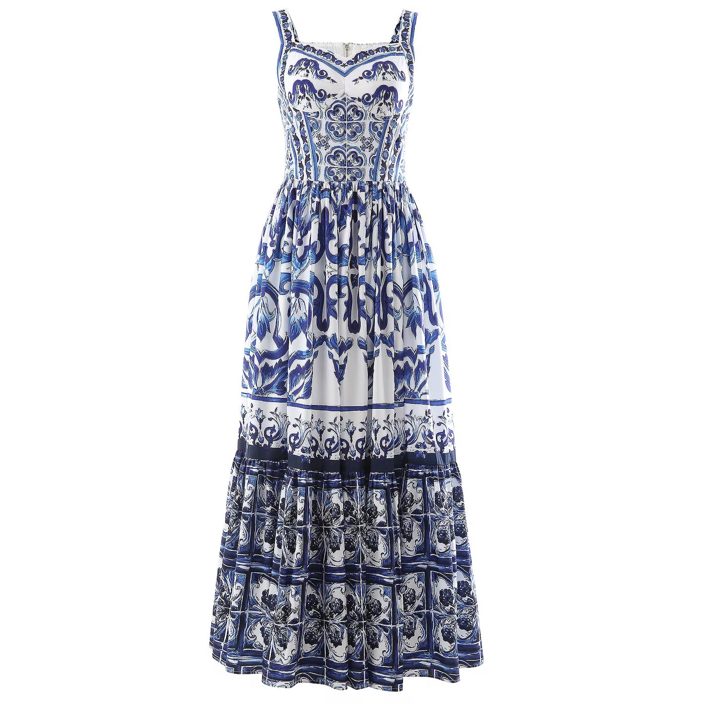 Porcelain printed dress