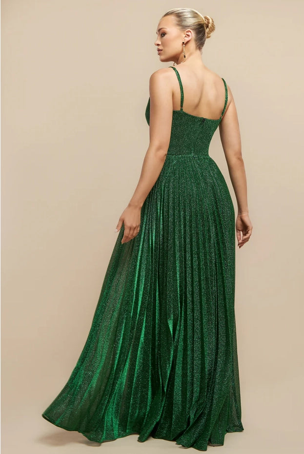Robe longue en lurex Goddiva