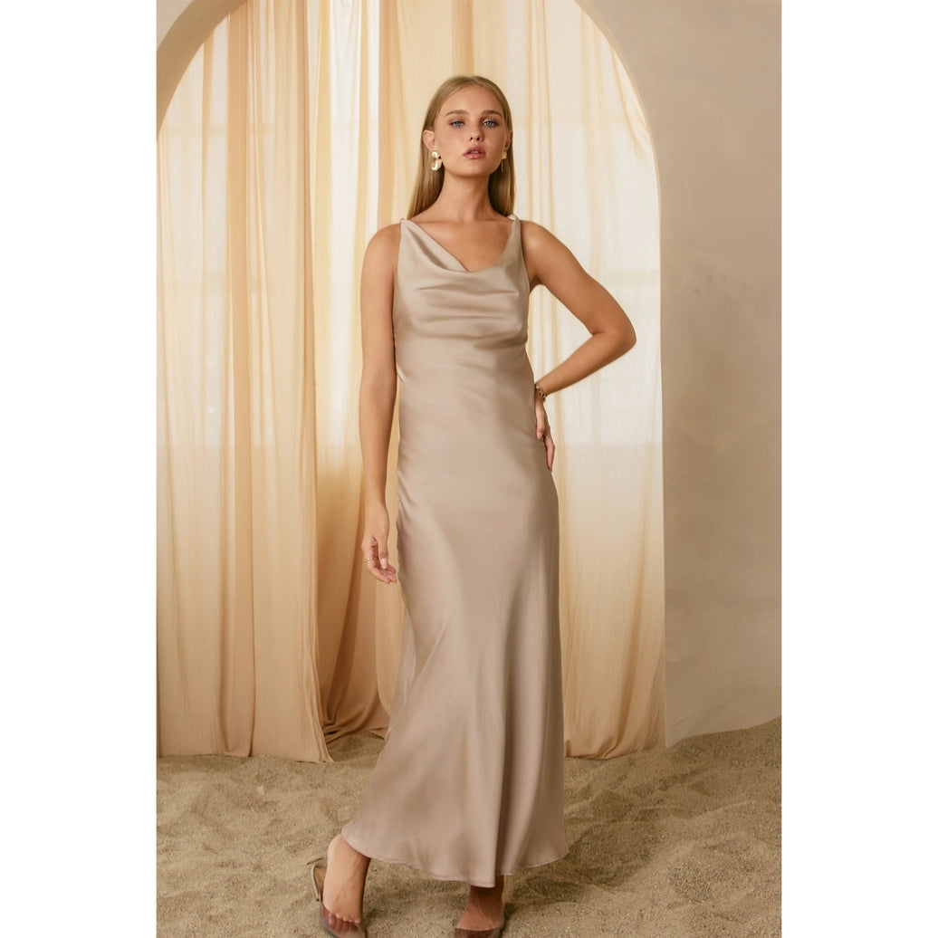 Going Out Twisted Strap Maxi Dress