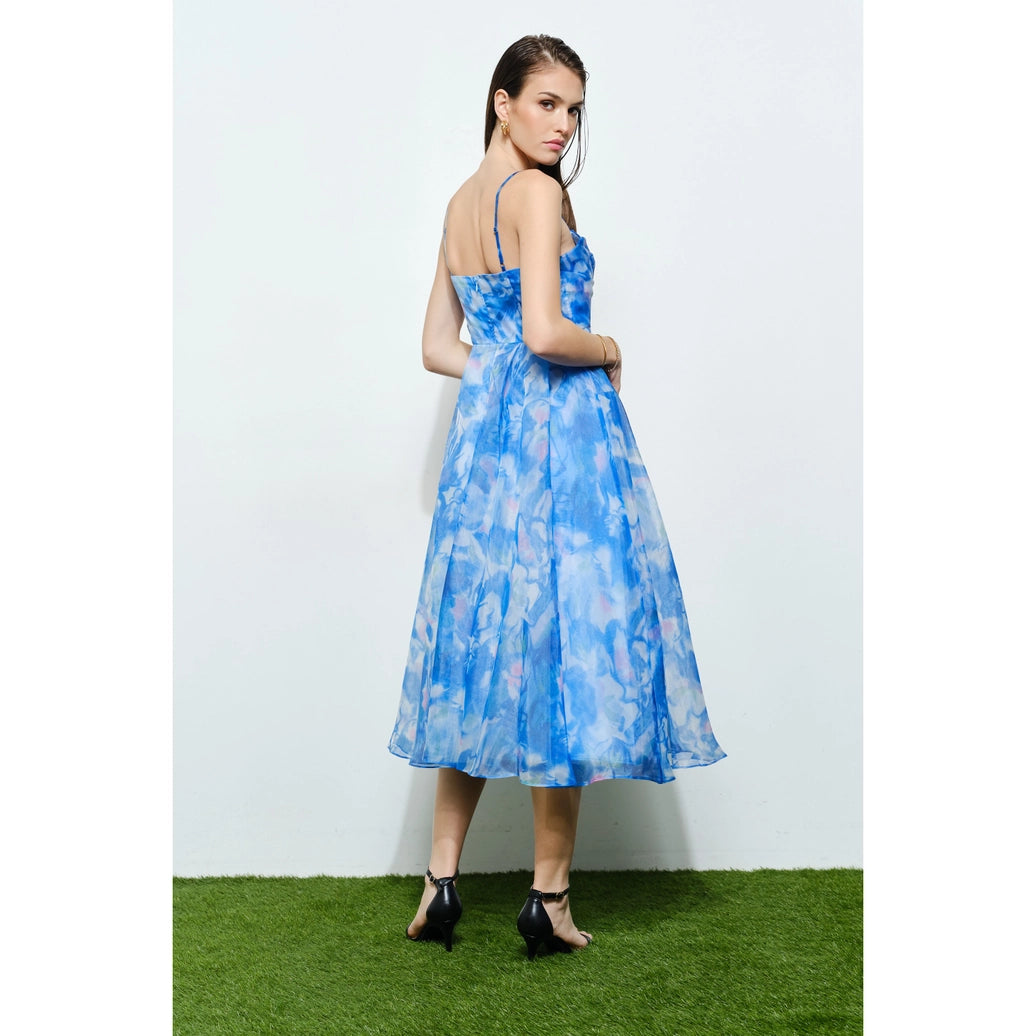 Sleeveless bodice dress