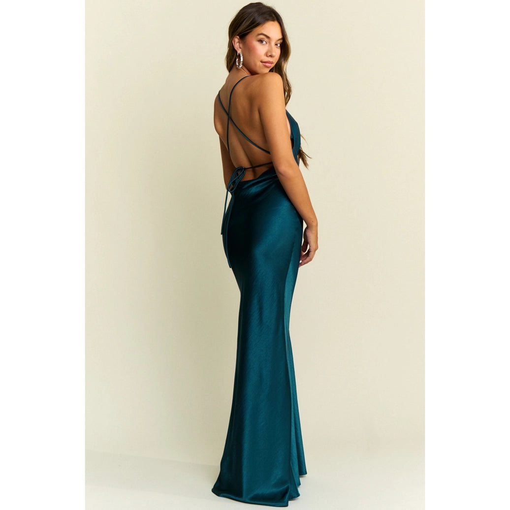 BACK MAXI DRESS