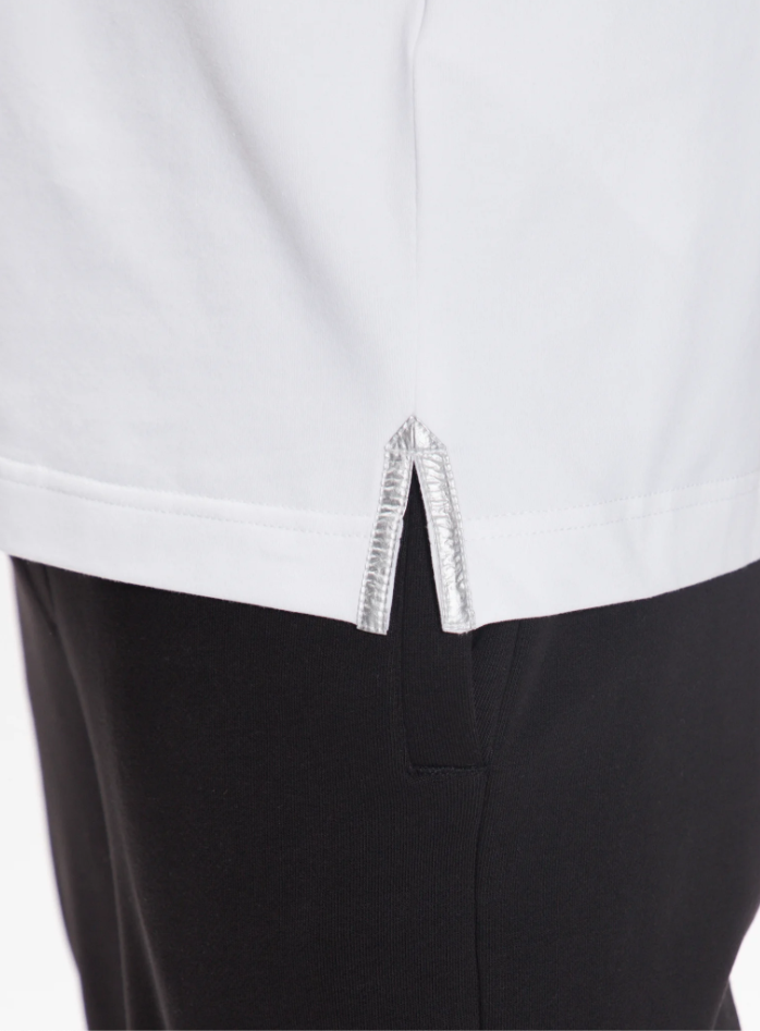 Polo blanc en jersey soyeux — La Martina