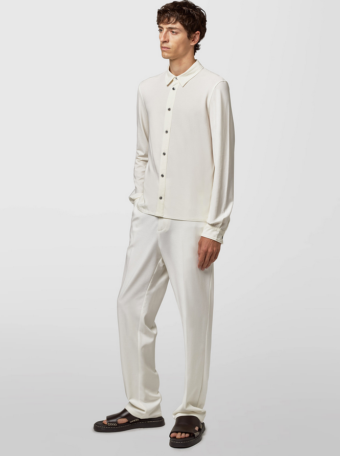 Chemise blanche à manches longues — Alpha Studio