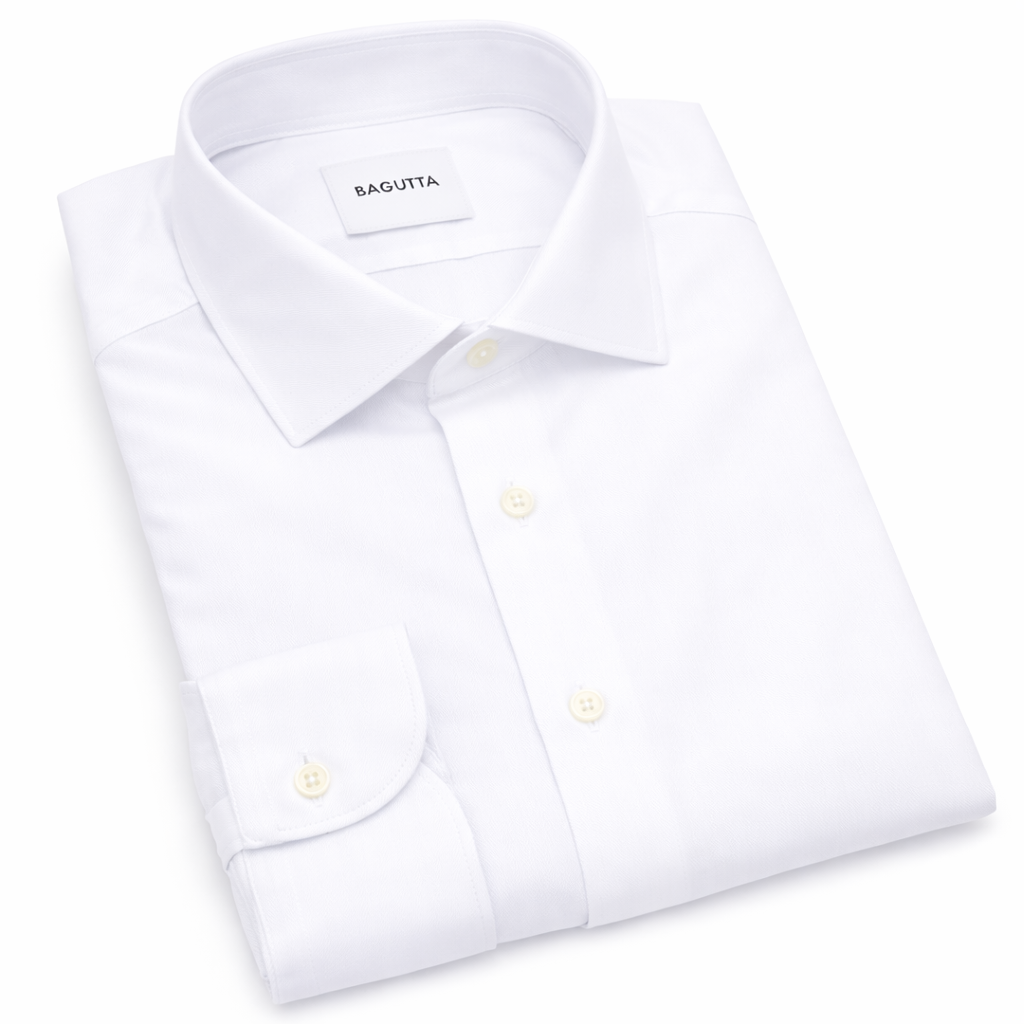 Chemise Walter blanche en coton Oxford — Bagutta