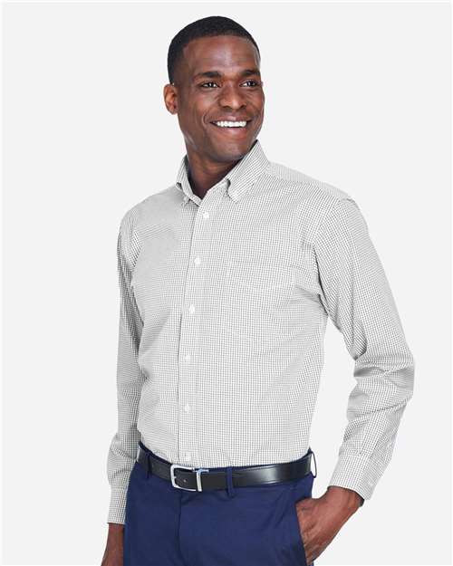 Chemise à carreaux vichy pour homme Crown Collection — Devon & Jones D640
