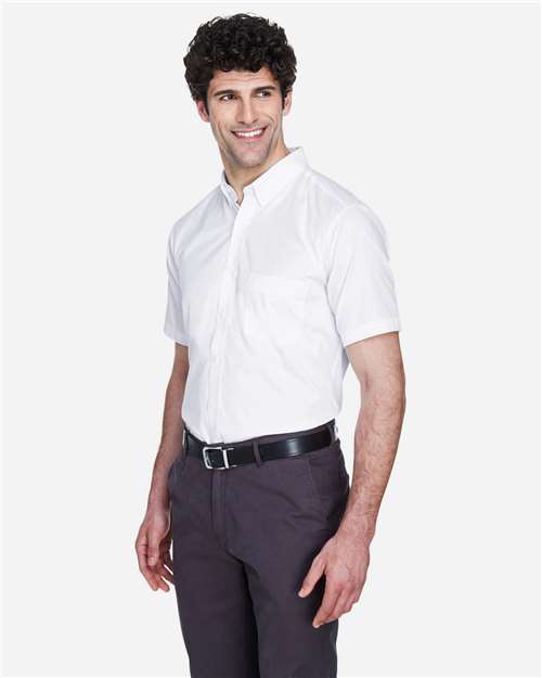 Chemise à manches courtes en sergé pour homme Optimum — CORE365 88194
