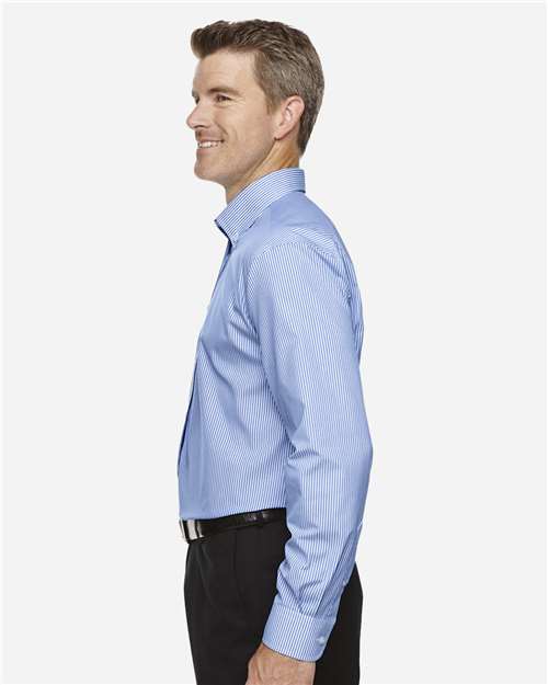 Chemise homme à rayures banquier Crown Collection — Devon & Jones D645
