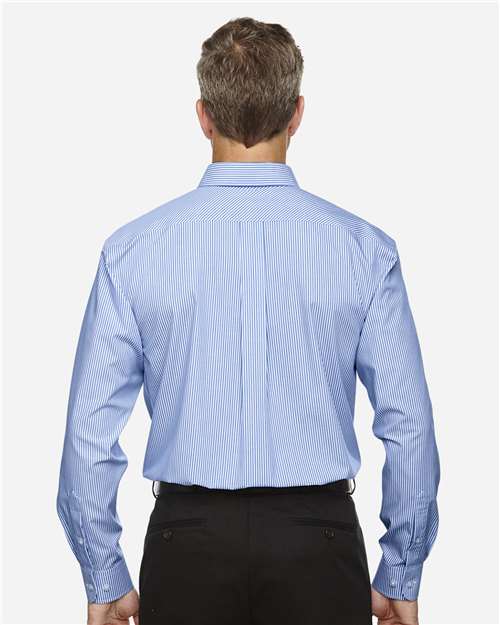 Chemise homme à rayures banquier Crown Collection — Devon & Jones D645