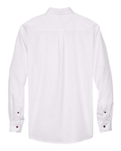 Men's Easy Blend Long-Sleeve Twill Shirt — Harriton M500