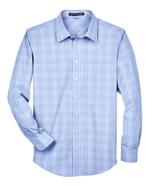 Chemise à carreaux pour homme Glen Crown Collection — Devon & Jones DG520