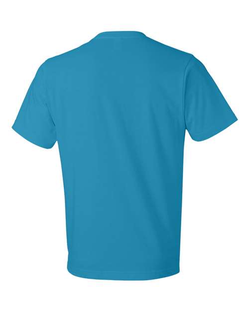 Unisex Softstyle® Lightweight T-Shirt — Caribbean Blue