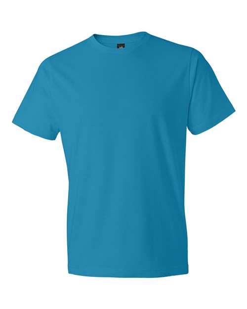 Unisex Softstyle® Lightweight T-Shirt — Caribbean Blue