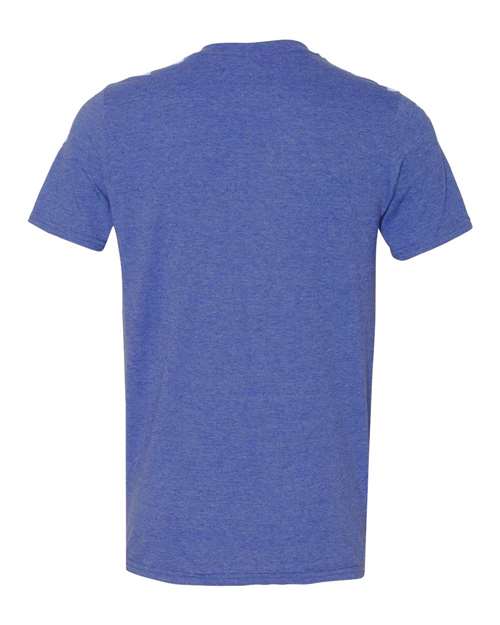 Unisex Softstyle® Lightweight T-Shirt — Heather Blue