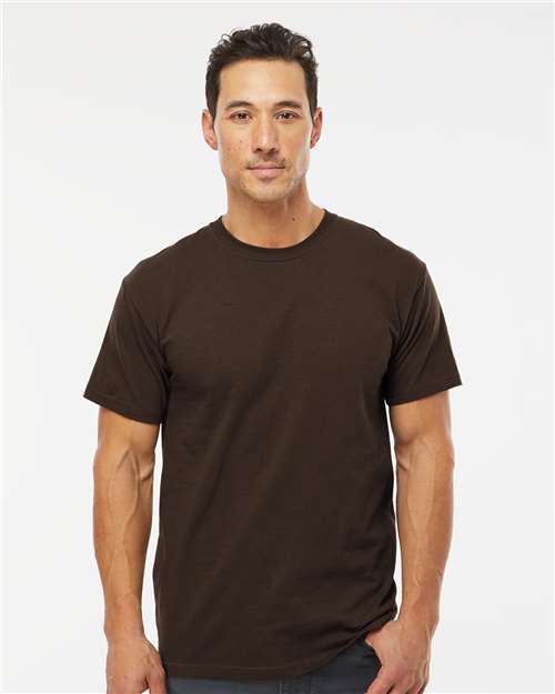 Men's Gold Soft Touch T-Shirt — Chocolate