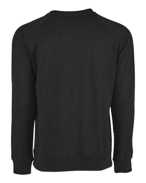 Unisex Laguna Raglan Crewneck Sweatshirt — Graphite Black
