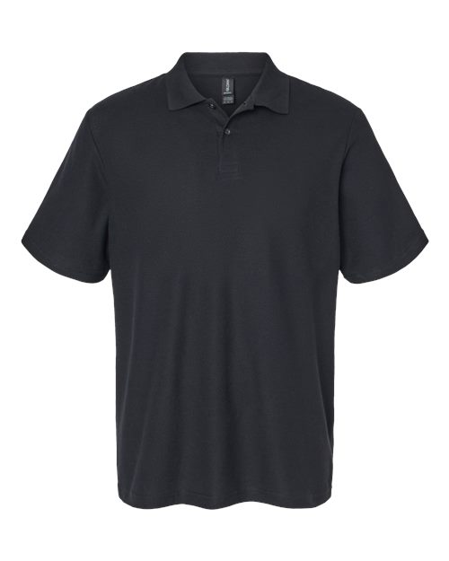 Unisex Softstyle® Pique Polo — Black