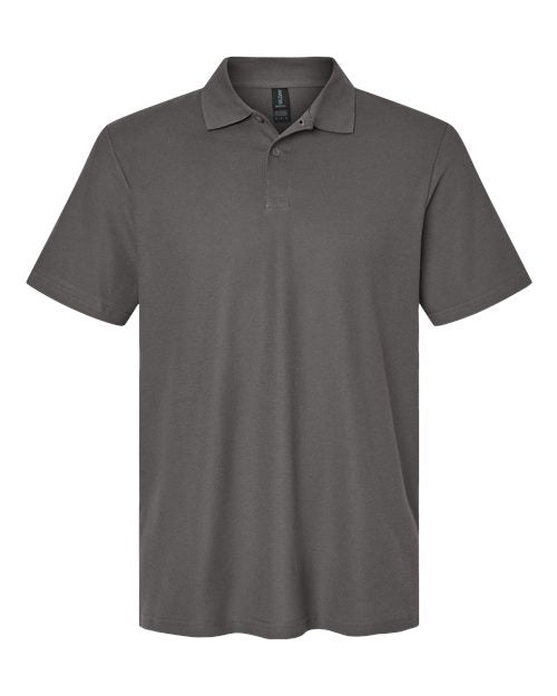 Unisex Softstyle® Pique Polo — Charcoal