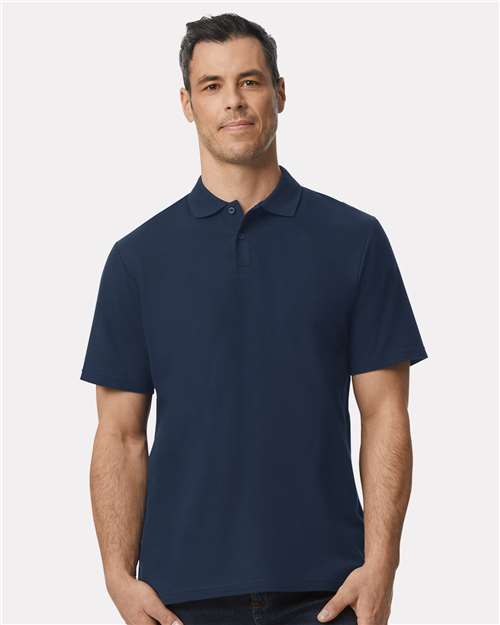Unisex Softstyle® Pique Polo — Navy