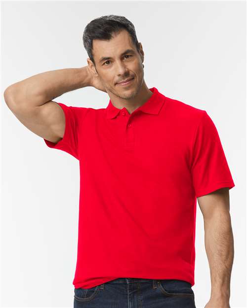 Unisex Softstyle® Pique Polo — Red