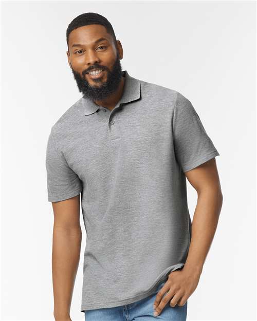 Unisex Softstyle® Pique Polo — Sport Grey