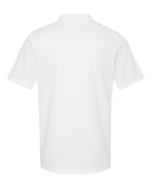 Unisex Softstyle® Pique Polo — White