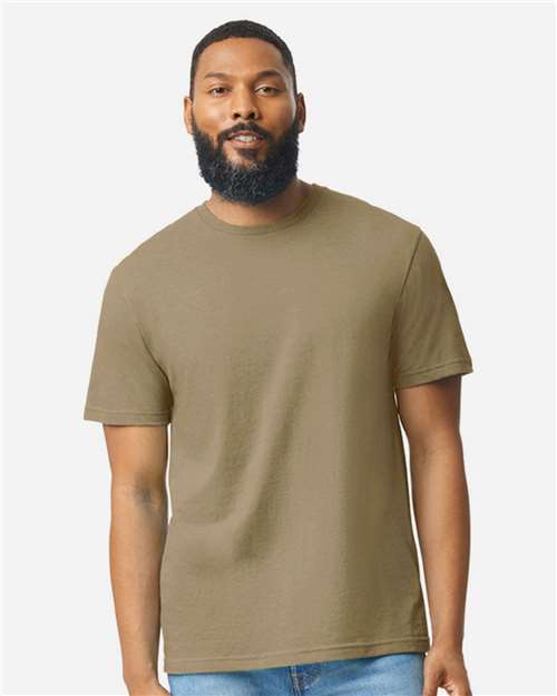 Unisex Softstyle® CVC T-Shirt — Dune Mist