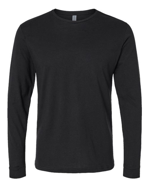 Unisex CVC Long Sleeve Tee — Black