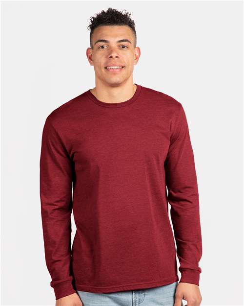 Unisex CVC Long Sleeve Tee — Cardinal