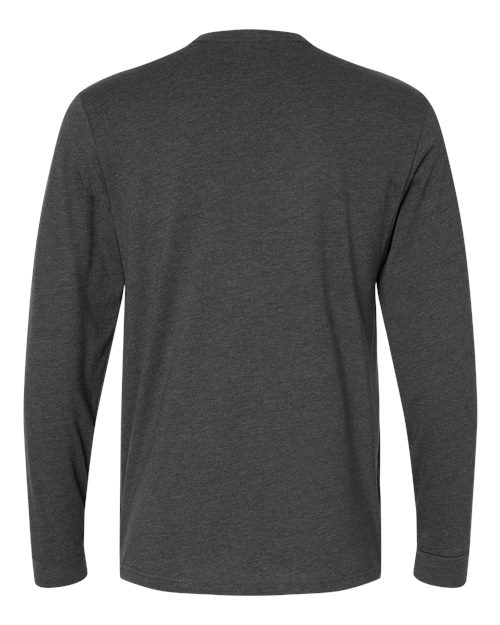 Unisex CVC Long Sleeve Tee — Charcoal