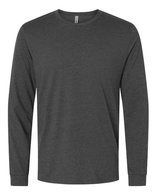 Unisex CVC Long Sleeve Tee — Charcoal