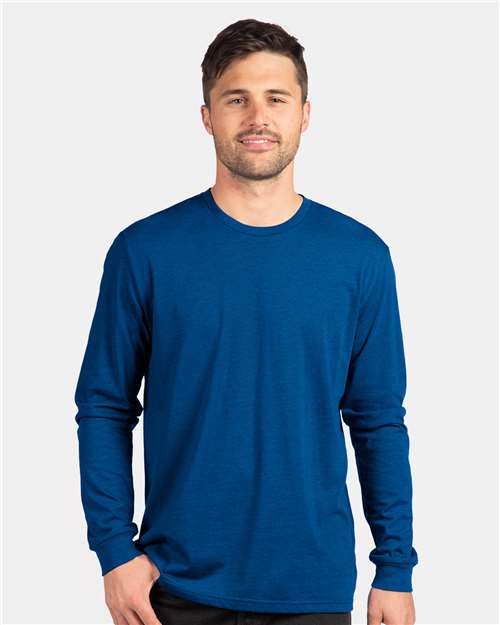 Unisex CVC Long Sleeve Tee — Royal