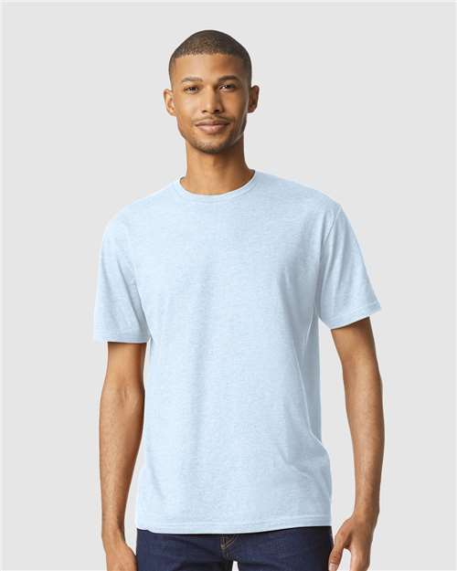 Unisex Softstyle® CVC T-Shirt — Light Blue Mist