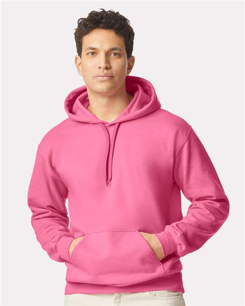 Unisex Softstyle® Midweight Hooded Sweatshirt — Pink Lemonade