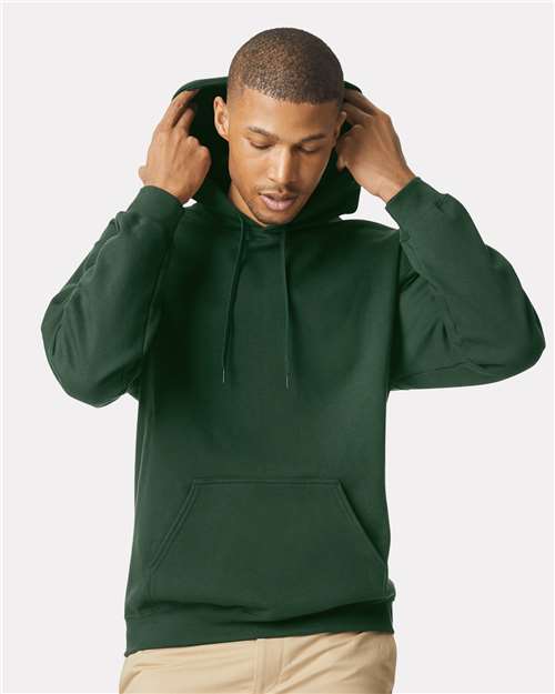 Unisex Softstyle® Midweight Hooded Sweatshirt — Forest Green