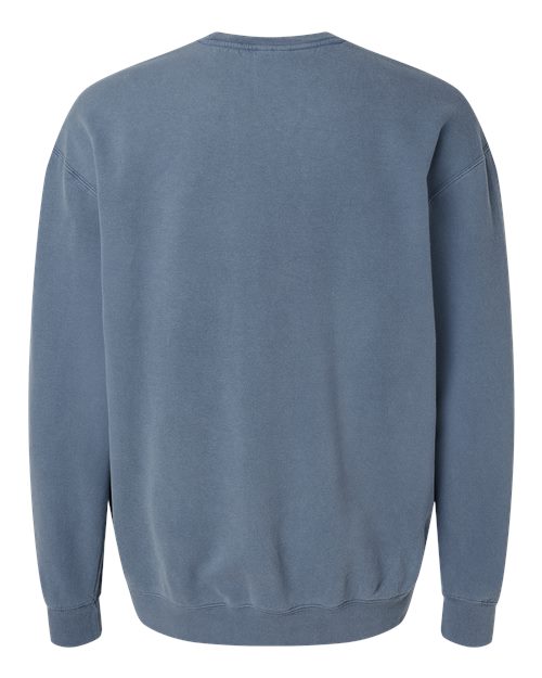 Unisex Garment-Dyed Lightweight Crewneck Sweatshirt — Blue Jean