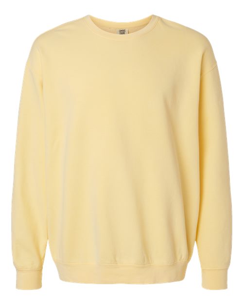 Unisex Garment-Dyed Lightweight Crewneck Sweatshirt — Butter