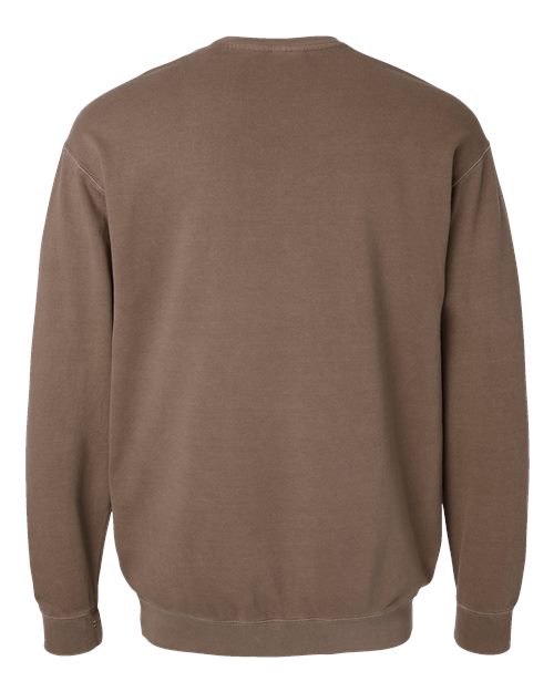 Unisex Garment-Dyed Lightweight Crewneck Sweatshirt — Espresso