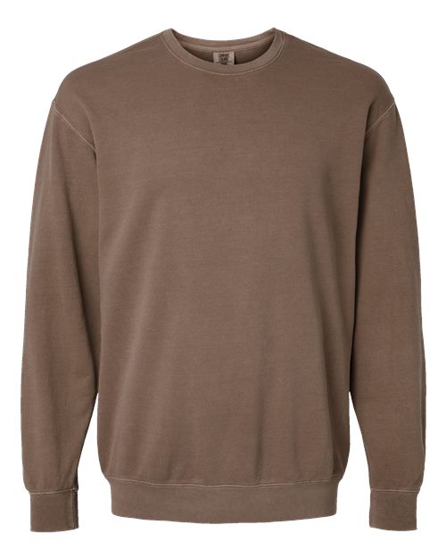 Unisex Garment-Dyed Lightweight Crewneck Sweatshirt — Espresso