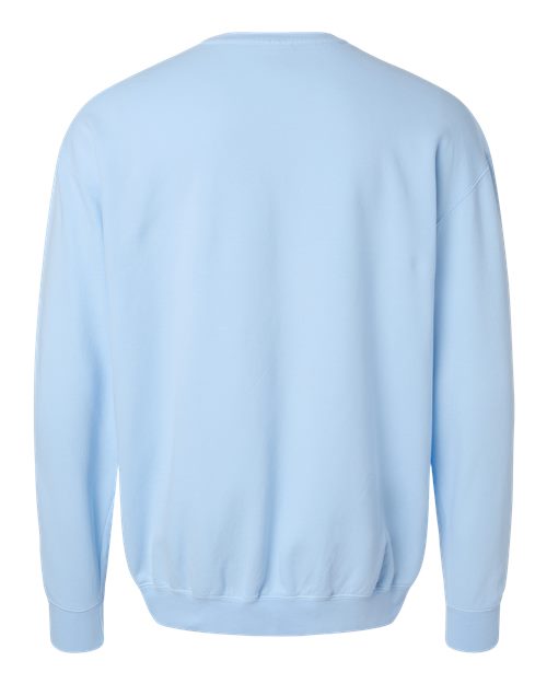 Unisex Garment-Dyed Lightweight Crewneck Sweatshirt — Hydrangea