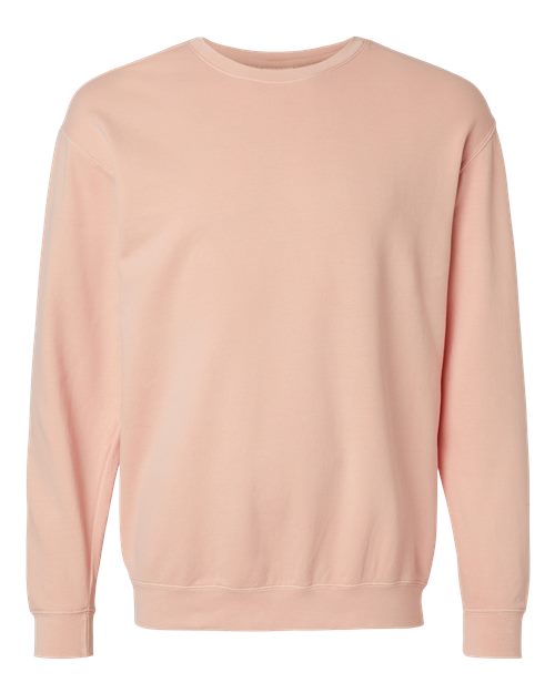 Unisex Garment-Dyed Lightweight Crewneck Sweatshirt — Peachy
