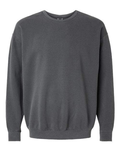 Unisex Garment-Dyed Lightweight Crewneck Sweatshirt — Pepper