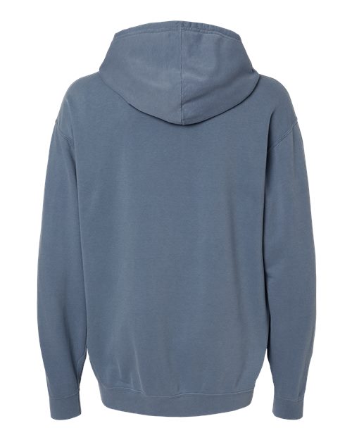 Unisex Garment-Dyed Lightweight Hooded Sweatshirt — Blue Jean
