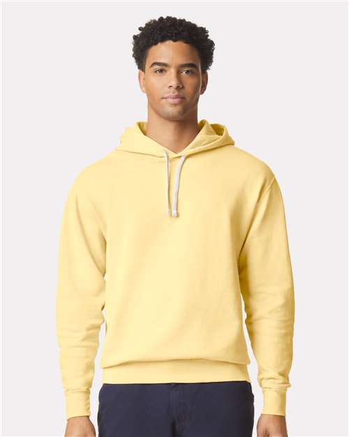 Unisex Garment-Dyed Lightweight Hooded Sweatshirt — Butter