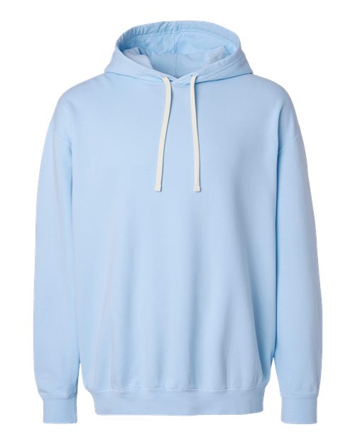 Unisex Garment-Dyed Lightweight Hooded Sweatshirt — Hydrangea