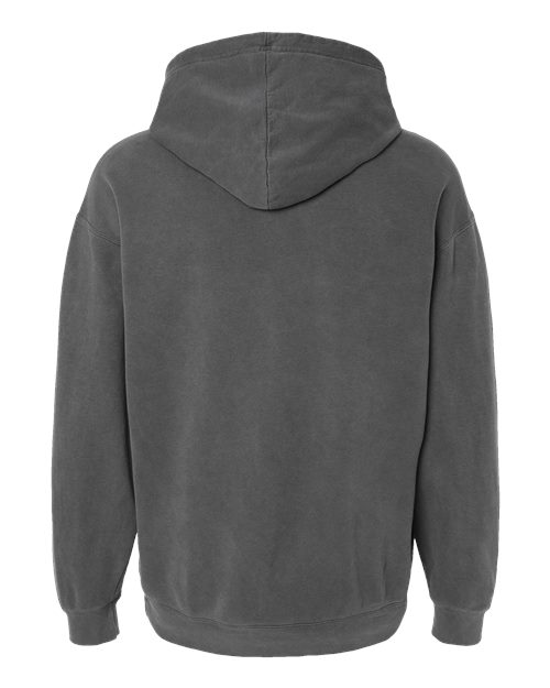 Unisex Garment-Dyed Lightweight Hooded Sweatshirt — Pepper